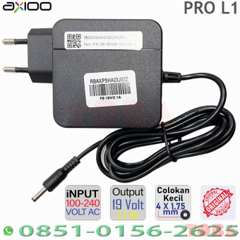 ADAPTOR NOTEBOOK AXIOO MYBOOK 19V 2.1A 3.0mm - ADP-AXM-19V21A