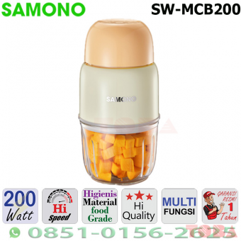 BLENDER CHOPPER SAMONO SW-MCB200 300ML BEIGE - BCS-SWM-CB200B