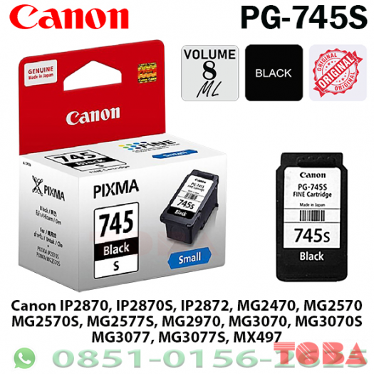 CARTRIDGE CANON PG-745s HITAM  - CRI-CNN-PG745S
