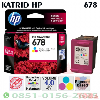 CARTRIDGE PRINTER HP 678 COLOUR (CZ108AA) - CRI-PHP-678CLR