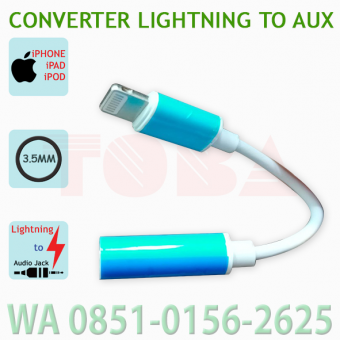 CONVERT LIGHTNING TO AUX OEM FOR IPHONE - CON-AUL-TJH002
