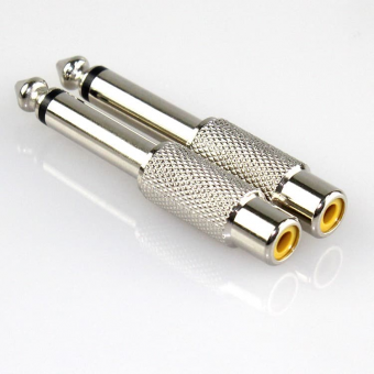 CONVERTER AUDIO JACK 6.5MM MONO TO RCA BESI - JAC-AU6-5MTRCB