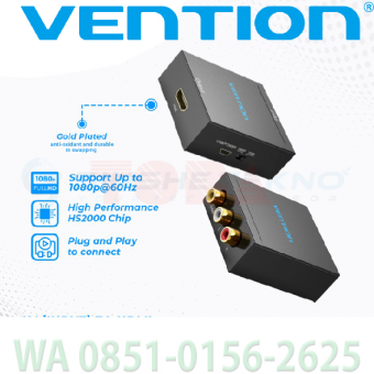 CONVERTER HDMI TO AV RCA VENTION 60 HZ 1080P - CON-VEN-HDMIRCA