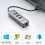 CONVERTER USB TO RJ45 + USB HUB 3 PORT  ROBOT HEA100 10/100 ETHERNET ADAPTER - AUE-HUR-HEA100