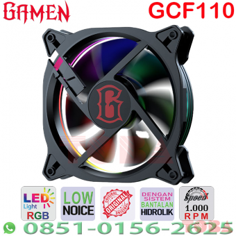COOLER FAN CASING GAMEN GCF110 12cm RGB BLACK - CFC-GMN-GCF110