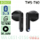 EARPHONE AIRBUDS ROBOT T60 BLUETOOTH 5.3 - BLACK - ABD-RBT-T60B53