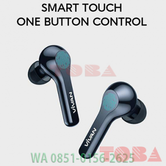 EARPHONE AIRBUDS VIVAN LIBERTY T220 BLUETOOTH 5.3 WHITE - EBV-LBT-T220PW