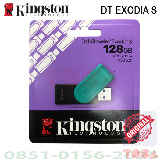 FLASHDISK KINGSTON 128GB EXODIA DTXS USB 3.2 - FDK-KG1-28DTXS