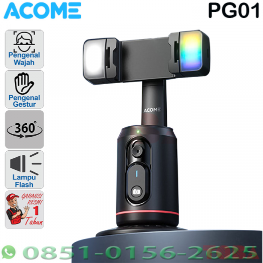 GIMBAL STABILIZER ACOME FACE TRACKING LIVE SHOOTING PG01 BLACK - GBL-ACM-PG01BK