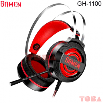 HEAD PHONE GAMING GAMEN GH1100 7 COLOR LED - HPG-GMN-GH1100