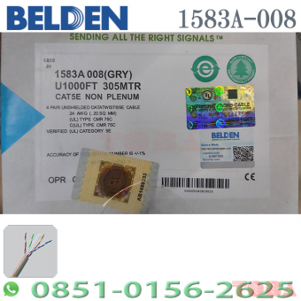 KABEL BELDEN 1583A 008 GREY CAT-5E NON PLENUM - CAT-5EB-1583AG