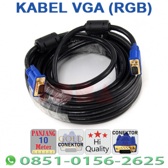 KABEL VGA RGB JST HI QUALITY 10 METER - KBL-JST-VGA10M