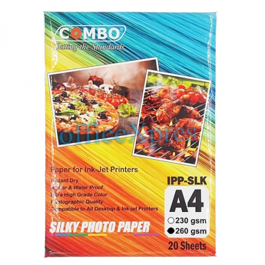 KERTAS PHOTO SILKY COMBO 260GR  20 SHEET - KRS-PSL-KA4260