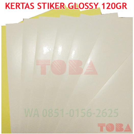 KERTAS STIKER GLOSSY JSTECH 120GR A4 - KER-JST-STK120
