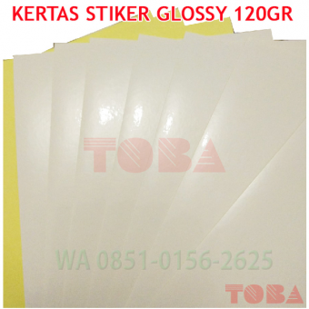 KERTAS STIKER GLOSSY JSTECH 120GR A4 - KER-JST-STK120