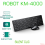 KEYBOARD + MOUSE WIRELESS SILENT ROBOT KM4000 - HITAM - KMW-RBT-KM4000