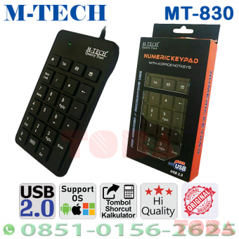 KEYBOARD NUMERIC WIRELESS M-TECH - KNW-MTC-24G23K