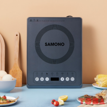 KOMPOR LISTRIK INDUKSI SAMONO WS-03 100-1000 WATT TOUCH PANEL - HITAM  - SMN-KPi-WS03G1