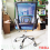 KURSI KANTOR 888 HIDROLIS UKURAN 59X63X93 - BLUE - KRS-KTB-888BBL