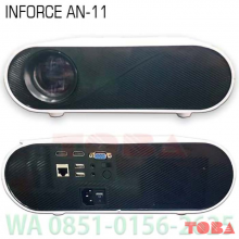 LCD PROYEKTOR INFORCE AN11 350 ANSI WXGA FULL HD LAMPU LED 50.000 JAM  - PRY-INF-AN11WS