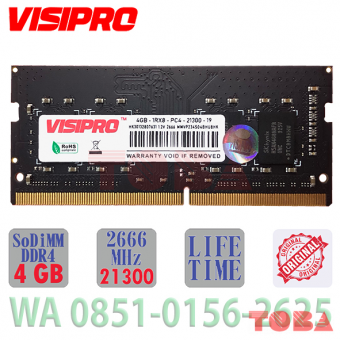 MEMORY LAPTOP SODiMM VISIPRO DDR4- 4GB 3200 PC21300 - SDM-VSP-D44213