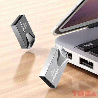 MINI FLASH DISK VIVAN VMF132 32GB BODY METAL  - FDK-VBM-VMF132