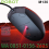 MOUSE ROBOT M130 COLOR FULL LED 800 1200 1600 DPi KABEL - MSK-RBT-M130BK