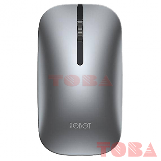 MOUSE WIRELESS ROBOT M510 SILENT KLIK  METAL SCROOL WELL 1600 DPI - GREY - RBT-MSW-M510GR