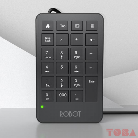 NUMERIK KEYBOARD ROBOT RK01 - 23 KEYS HITAM - KNK-RBT-RK0123