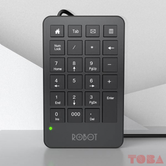 NUMERIK KEYBOARD ROBOT RK01 - 23 KEYS HITAM - KNK-RBT-RK0123