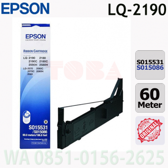 PITA PRINTER RIBBON KATRID EPSON LQ 2170 2180 2080 2190 ORIGINAL S015086 S015531 - RCA-EPS-LQ2190