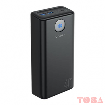 POWER B ANK VIVAN VPB-B40 40.000mAh QUICK CHARGE - PWB-VVN-VPBB40