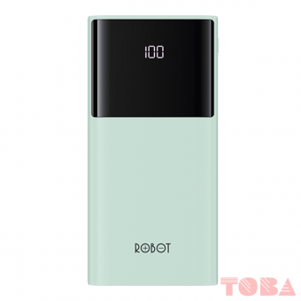 POWER BANK ROBOT RT190S 10.000 mAh - BIRU DUAL INPUT - PWB-RRT-190SBL
