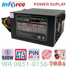 POWER SUPPLAY INFORCE 500WATT SATA - GARANSI - PSU-INF-500WST