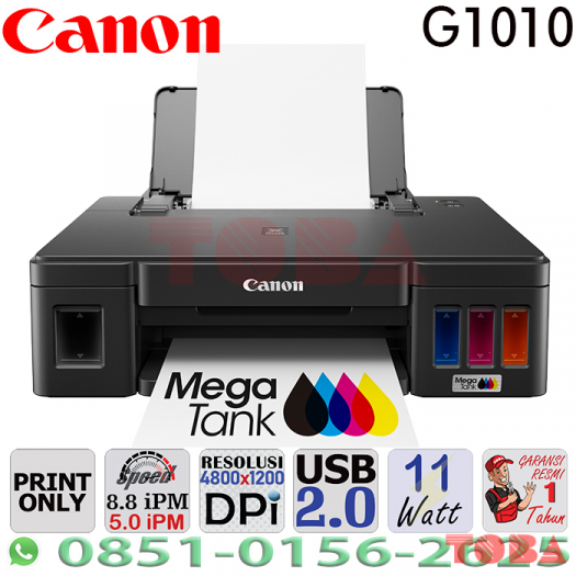 PRINTER CANON G1010 A4 COLOR - PRN-CNN-G1010S