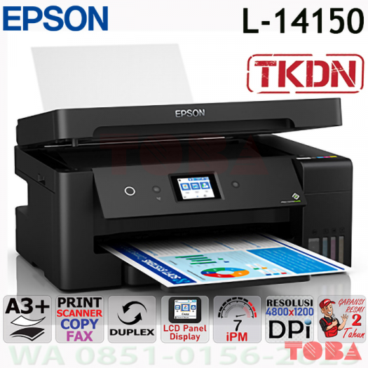 PRINTER EPSON L-14150 A3 MULTI FUNGSI - PRINT SCAN COPY - PRN-EPS-L14150