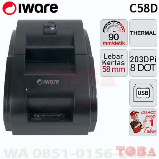 PRINTER TERMAL XPRINTER BUETOOTH XP58IIZ 58MM - PRN-TMX-P58iiZ