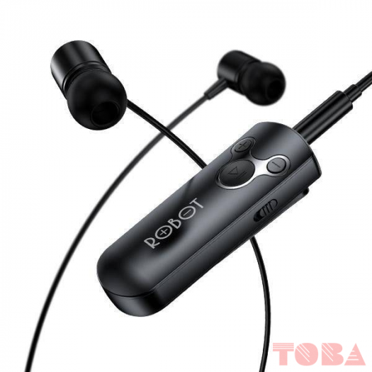 RECEIVER AUDIO BLUETOOTH 5.0 ROBOT RS10 HD SOUND - HITAM - AUD-REC-RS10HD