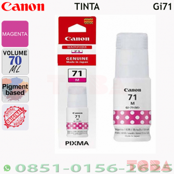 REFILL INK TINTA PRINTER CANON Gi71 MAGENTA 70 ML ORIGINAL - REF-CNN-Gi71MG