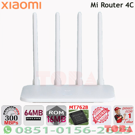 ROUTER XIAOMI 4C 4 ANTENA - WWRT-XMi-4CR4CM
