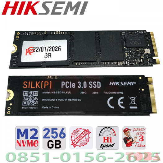 SSD M2 NVMe HIKSEMI HS-SSD-SILK(P) 256GB - SSD-NVM-E256Hi
