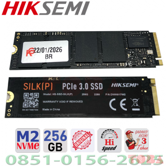 SSD M2 NVMe HIKSEMI HS-SSD-SILK(P) 256GB - SSD-NVM-E256Hi