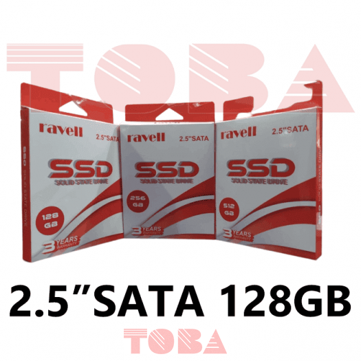SSD SATA 128GB RAVELL 3D NAND 6GB/S - SSD-RVL-ST128G