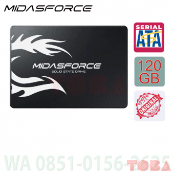 SSD SATA III MIDASFORCE SUPER LIGHTNING 120GB - SSD-MST-120GSL