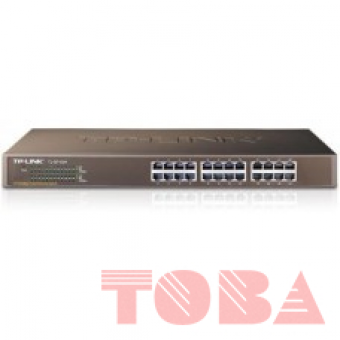SWITCH HUB TPLINK TL-SF1024D 24 PORT 10/100 - RANGKA BAJA - HUB-TPL-SF1024