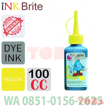 TINTA PRINTER REFILL INK BRITE 100 ML UNIVERSAL INK KUNING / YELLOW - REF-IBR-100MYL