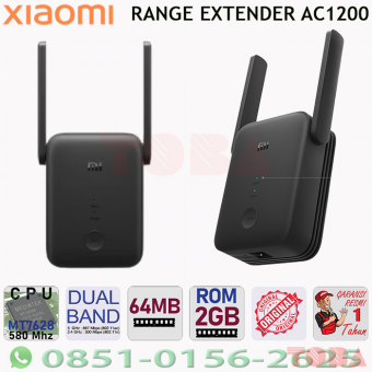 XIAOMI RANGE EXTENDER AC1200 DUAL BAND 867MBPS + 300 MBPS - RET-XMi-RC04DB